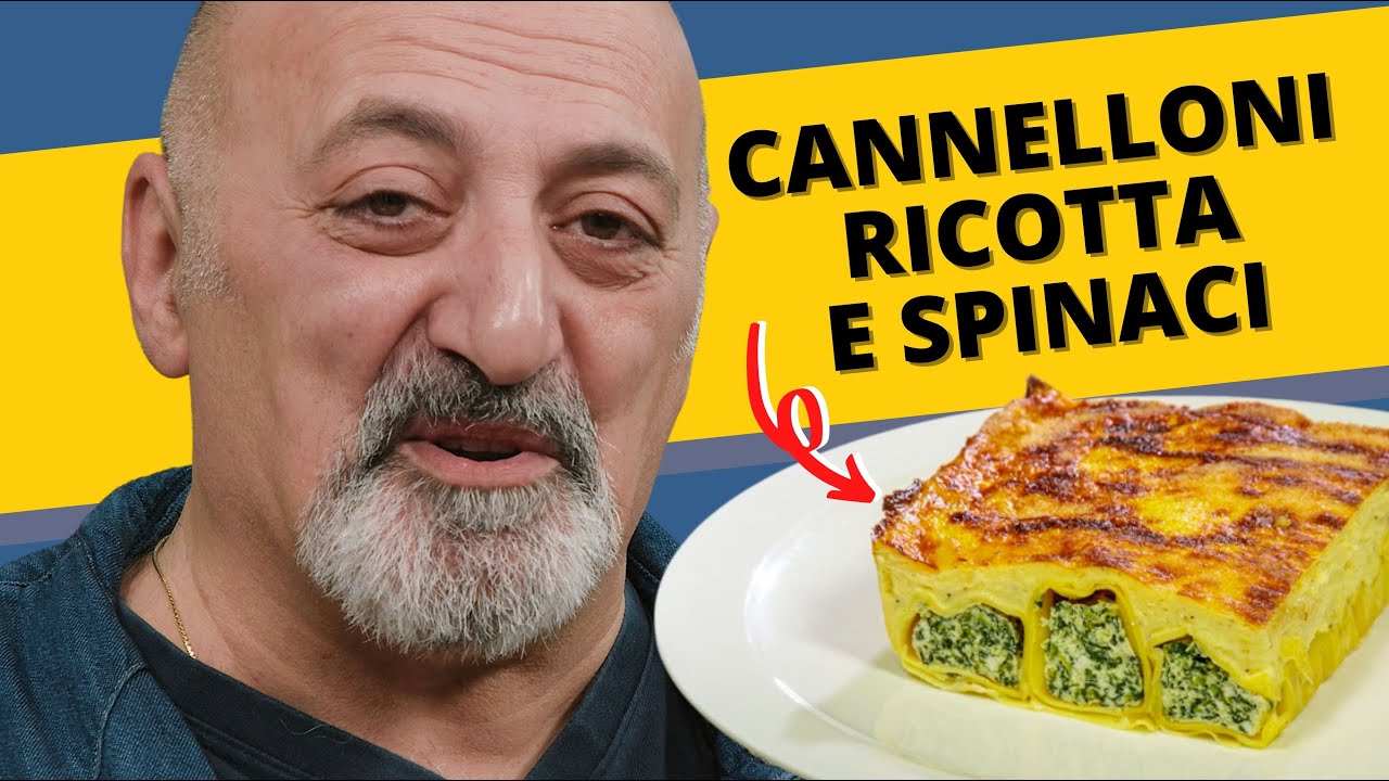 Каннеллони с начинкой из рикотты и шпината