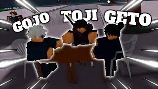 Toji, Gojo, and Geto's dumb experience in Strongest Battlegrounds