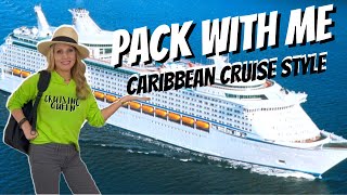 Pack With Me for a Caribbean Cruise | Best Packing Method