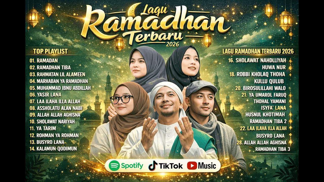 FULL ALBUM SHOLAWAT RAMADHAN 2026 MAHER ZAIN OPICK NISSA SABYAN RISA SOLIHAH AI KHODIJAH NONSTOP
