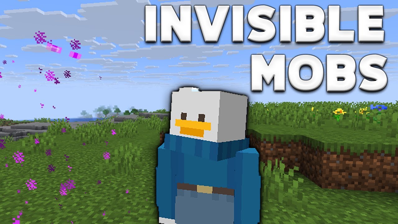 Minecraft, But Mobs are INVISIBLE... (LIVE) - YouTube