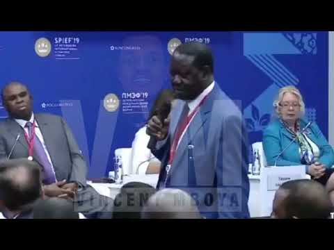RAILA's FIRST EXCELLENT PRESENTATION AT AU MEETING (BABA's NEW JOB)
