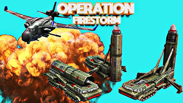 China Secret Weapon vs USA Air Force (Mod Operation Firestorm) C&C Generals Zero Hour