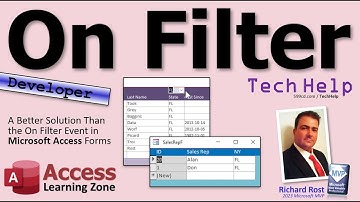 A Better Solution Than the On Filter Event in Microsoft Access Forms