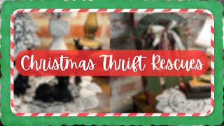 3 CHRISTMAS THRIFT RESCUES - Plus a Tour of my Vendor Booth at Christmas