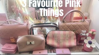 My Top 3 Pink Things -Bags 👜Wallets Perfume Books 📚&amp; Makeup 💄