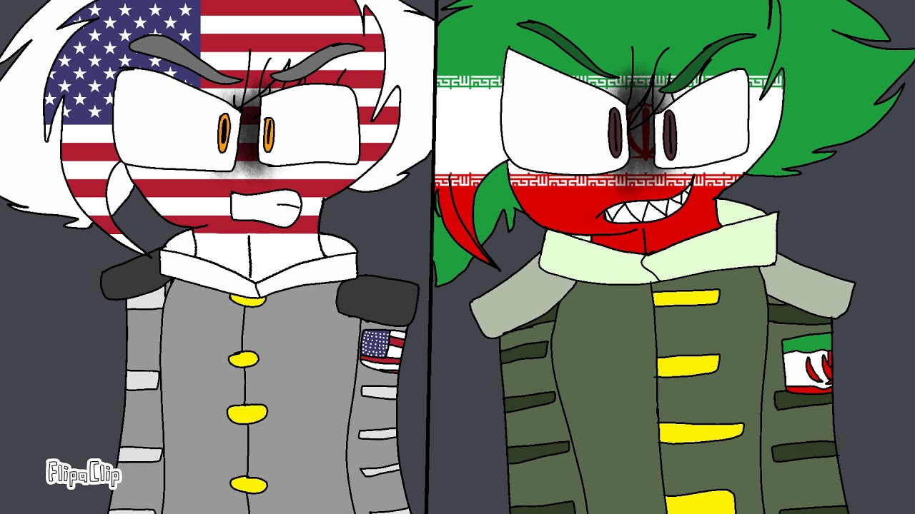 USA vs Iran|•Countryhumans•|/13+\†Art Contest† - YouTube