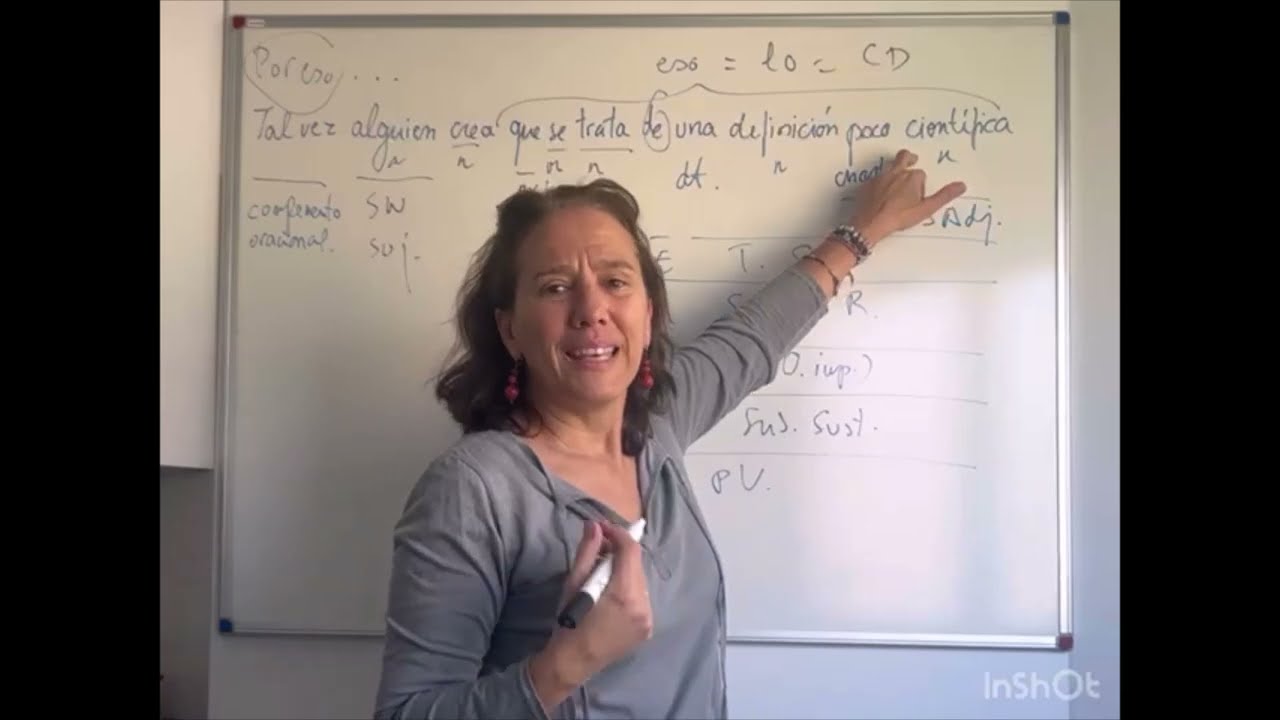Sintaxis resuelta PAU 2025. Modelo Opción B. Práctica 42