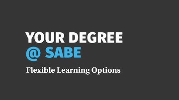 SABE - Flexible Learning Options