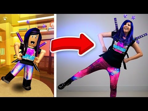 DRESSING UP AS MY ROBLOX CHARACTER SABRINABRITE IN REAL LIFE