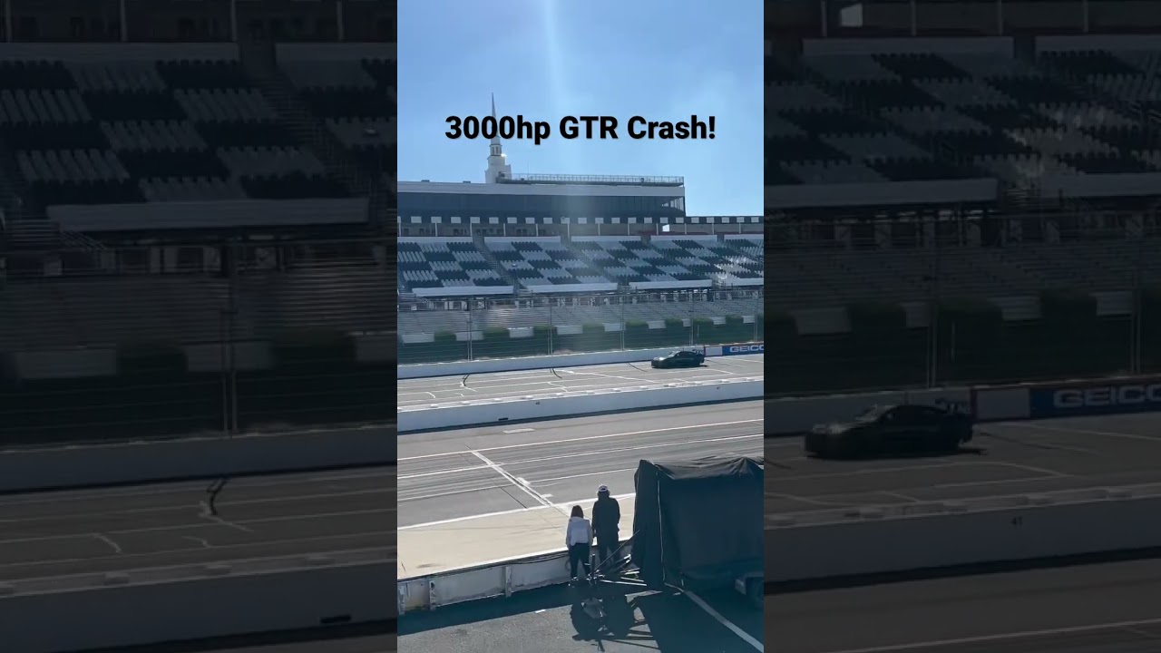 3000hp Nissan GTR Crash! Pocono Roll Racing 2024 
