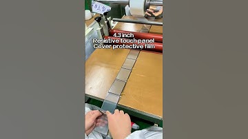 4 3 inch Resistive touch panel cover protective film #alibaba #factory #smartfactory #b2b #machine