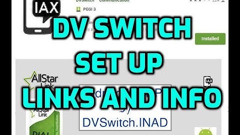 Learning DV Switch -Full Set Up plus links