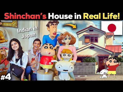 Visiting SHINCHAN'S House, Village & Pokémon Cafe In Japan | Indian In Japan 🇯🇵