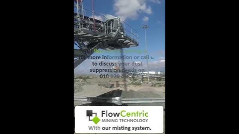 Dust Control For Material Handling Operations