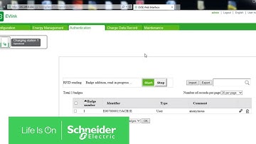 How to Define the Admin RIFD Badge and Add/Delete User Badges | Schneider Electric Support