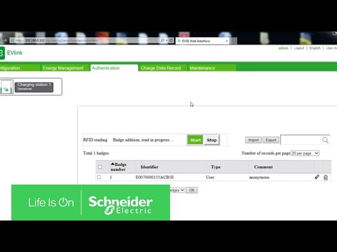 How to Define the Admin RIFD Badge and Add/Delete User Badges | Schneider Electric Support