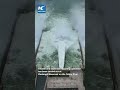 Spectacular water discharge on Yellow River