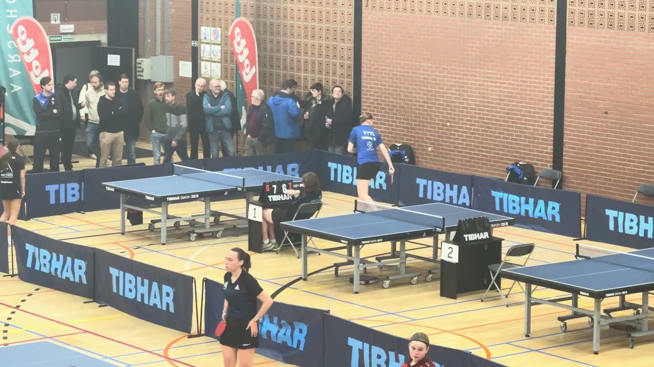 LESSIA LEWYCKYJ (B0) - ELLA AELST (B2) kwartfinale Vlaamse Kampioenschappen '26 Dames B