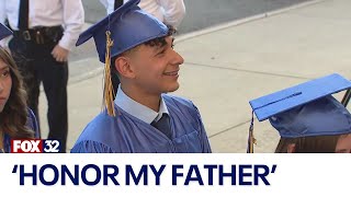 Son of fallen Chicago police officer graduates 8th grade