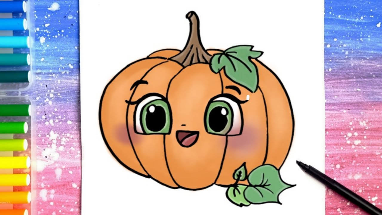 How To Draw Halloween Pumpkin Easy Easy Drawing Tutorial YouTube Maxresdefault