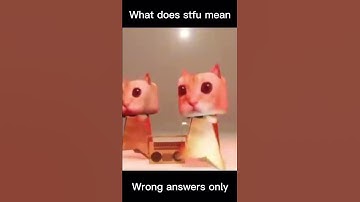 What does stfu mean? (Wrong answers only) #funny #foryou #goofy #cats #cool #awsome #fyp #shorts