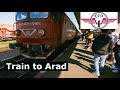 Train Bucharest - Arad from Craiova. CFR Calatori, Rail transport in Romania