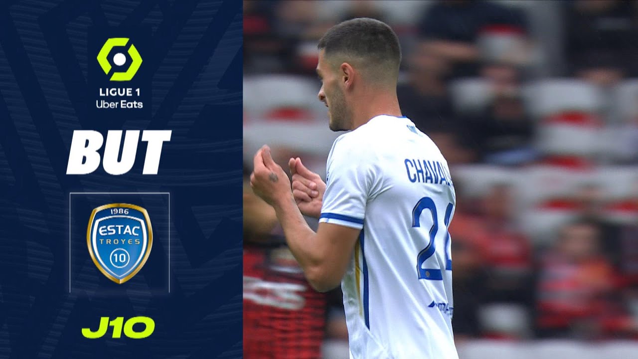 But Xavier CHAVALERIN (82' - ESTAC) OGC NICE - ESTAC TROYES (3-2) 22/23