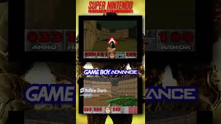 DOOM SNES vs GBA | Top-Down Comparison #shorts #short #doom