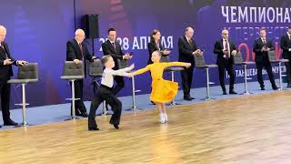 Кубок ФТСАРР дети-1 двоеборье 6 танцев Санкт-Петербург 26.04.24. #like #ballroomdance #танцы