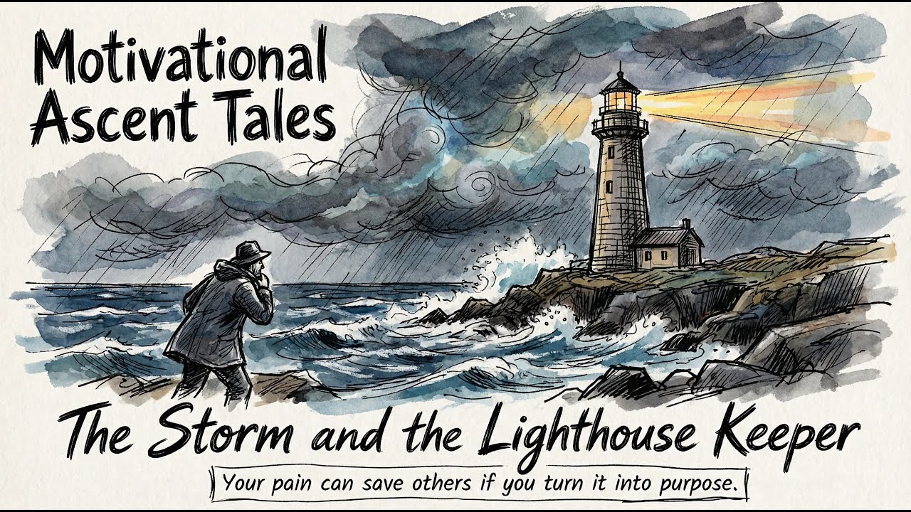 Your pain can save others if you turn it into purpose - "The Storm and the Lighthouse Keeper"
