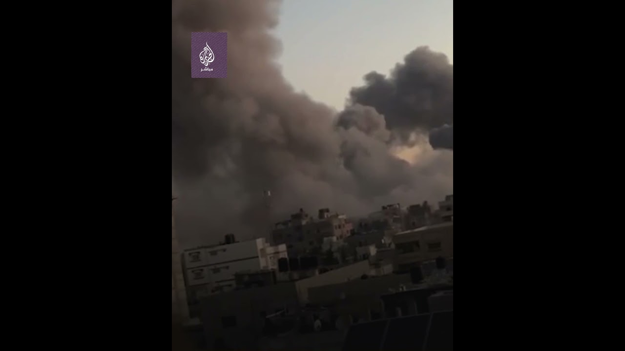 الاحتلال الإسرائيلي يقصف محيط منطقة الأمن العام وشارع الغزالي في #غزة
