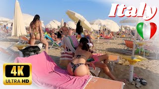 Italy Beach Walk 4Kbibione - Coastal Walking Italian Bikini Beach Fashion 4K60