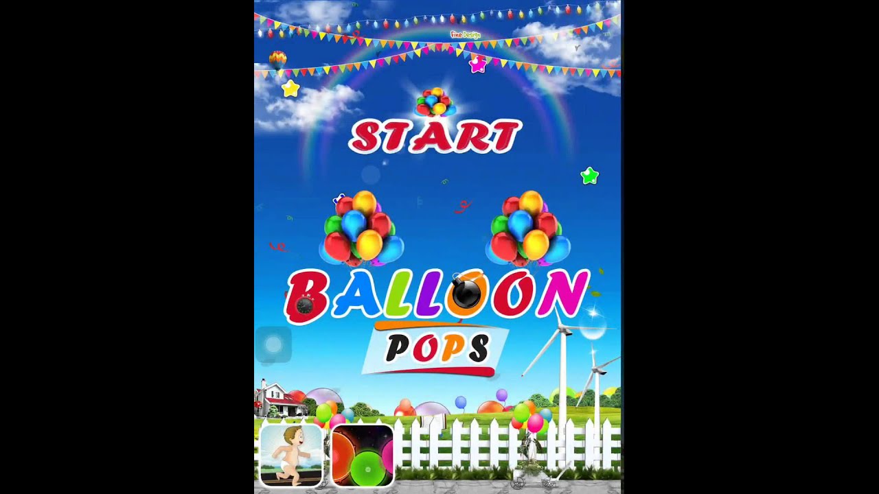 Balloon Popping Pop Fun Air Balloon Popper Game YouTube