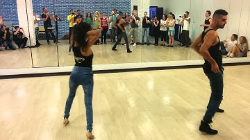 Yuval&Micaela lambazouk demo Moscow Zouk Congress