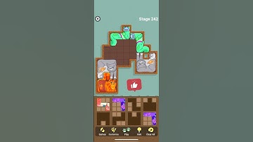 Difficult lvl 242🥲🪱 #puzzlecats