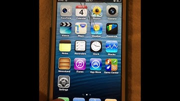 I Got iOS 6 On iPod Touch 5!