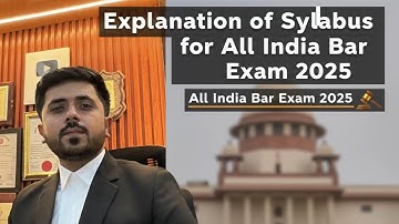 Easy explanation of all India bar examination 2025 syllabus. ￼#AIBE #allindiabarexam #lawstudent 