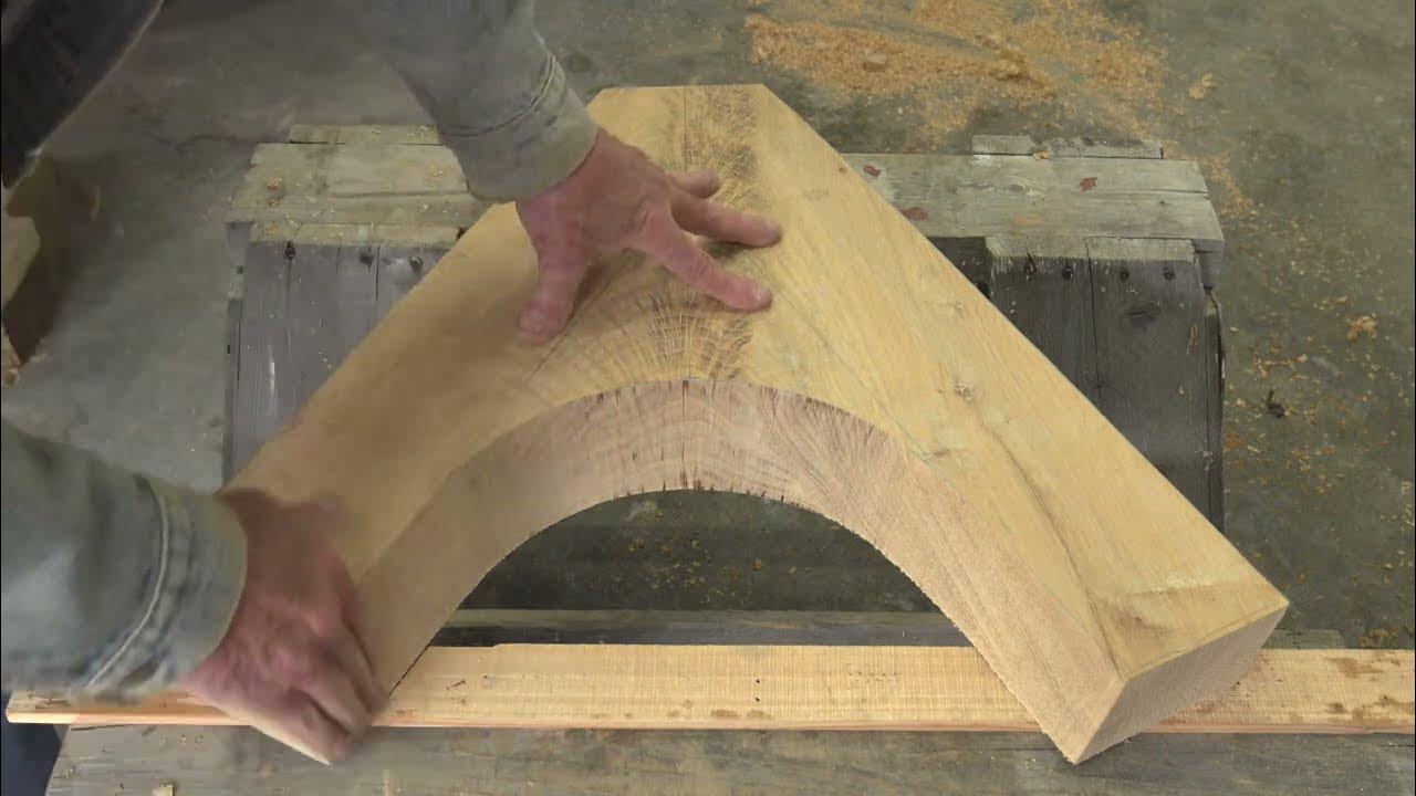 Building the 23’ VBottom Skiff Episode 26 Shaping the breasthook YouTube