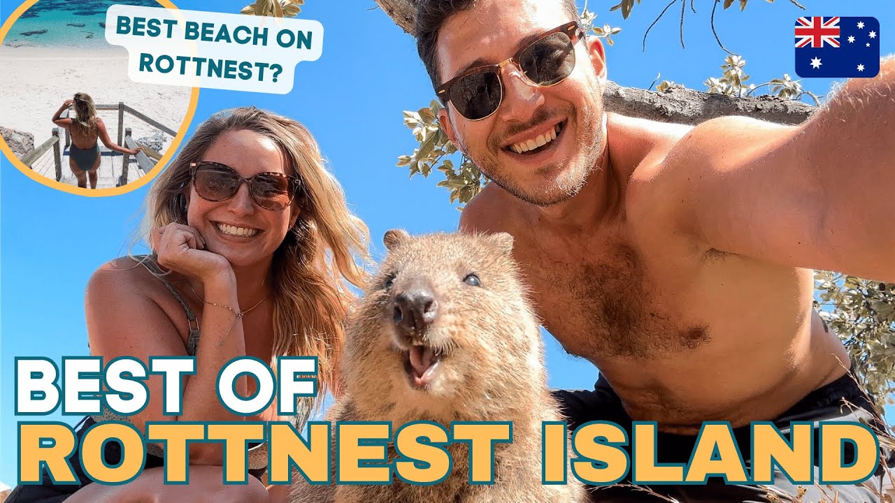 A day trip to ROTTNEST ISLAND 🏝 The best beaches and cutest quokkas  😍 Rottnest Island Perth Vlog