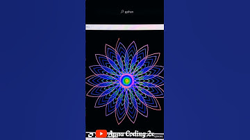 Amazing Flower🌸Design Using Python Turtle🐢||Graphics Design|#python#turtle#shortvideo#shorts #python