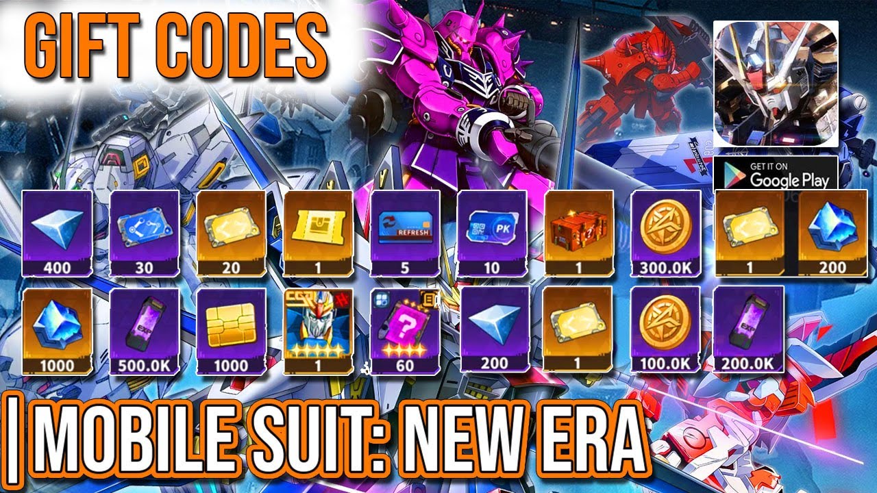 Mobile Suit: New Era | All 4 Working Gift Codes & Redeem Guide | Active ...