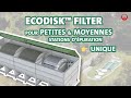 Le procédé Ecodisk™ Filter garantit une eau de très grande qualité grâce à sa filtration intégrée