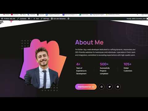 Build a Complete Personal Portfolio Website FREE 2025 (WordPress)