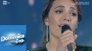 Video thumbnail of "L'omaggio di Serena Rossi a Mia Martini - Domenica In 17/02/2019"