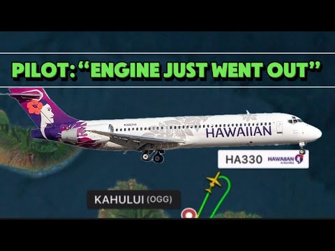 HAWAIIAN BOEING 717 HAS “COMPRESSOR STALL” AFTER TAKE OFF: Returns To Kahului #aviation