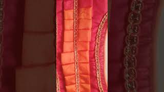 🪡🧵 New blouse design with lace 🥻#somthing new somthing different 😍#fashion #shots #youtube shots