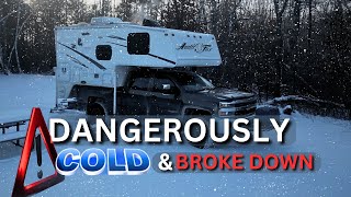 Surviving a Truck Breakdown in Harsh Winter Camping