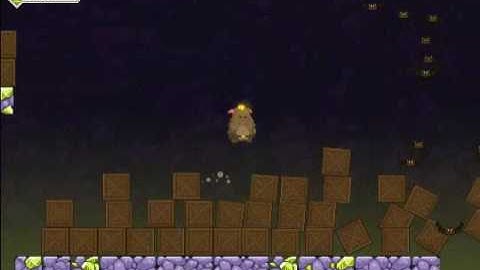 Cave Chaos - Free flash game by Nitrome (gameplay video)