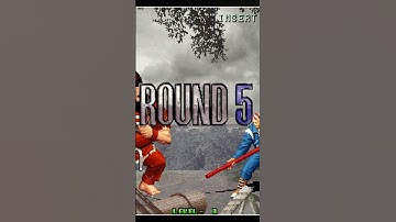 KOF 2002 clip - Oh dang big Chang getting lit with a LUCKY KO! #kof2002 #gameplay #fun